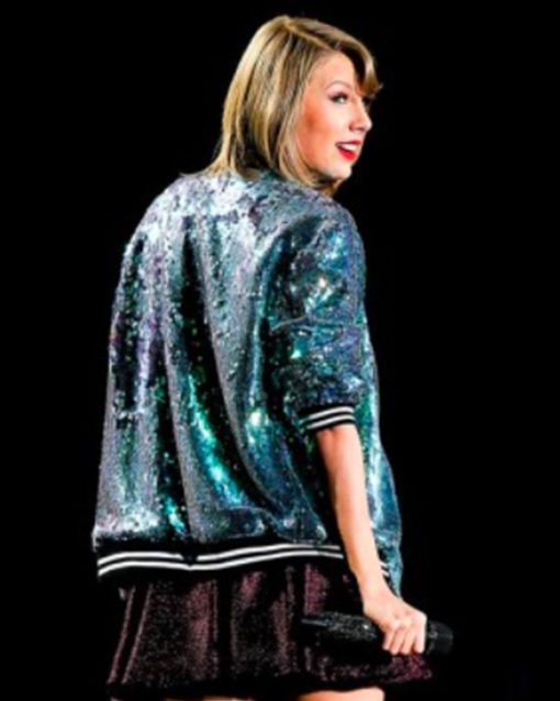 Taylor Swift Sequin Green Jacket