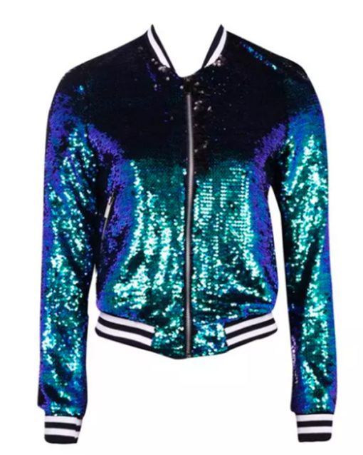 Taylor Swift Sequin Green Jacket