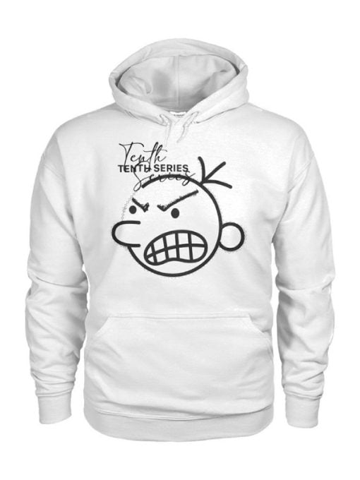 Tenth Series Diary Of A Wimpy Kid White Hoodie