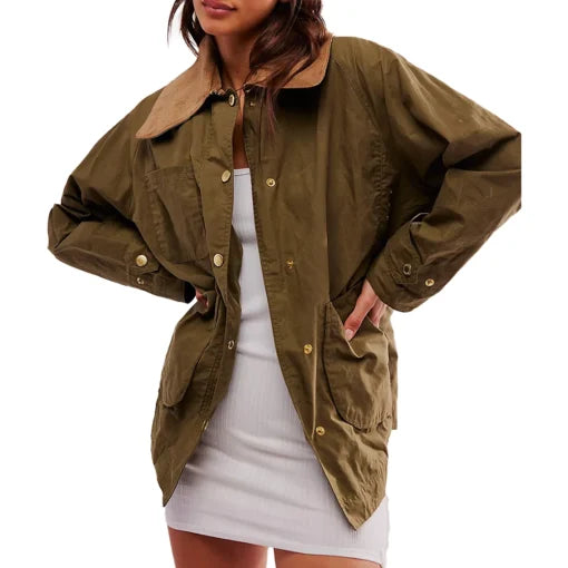 The Better Sister Jessica Biel Cotton Jacket