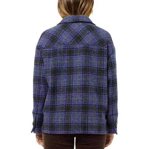 The Four Seasons Tina Fey Plaid Blue Jacket