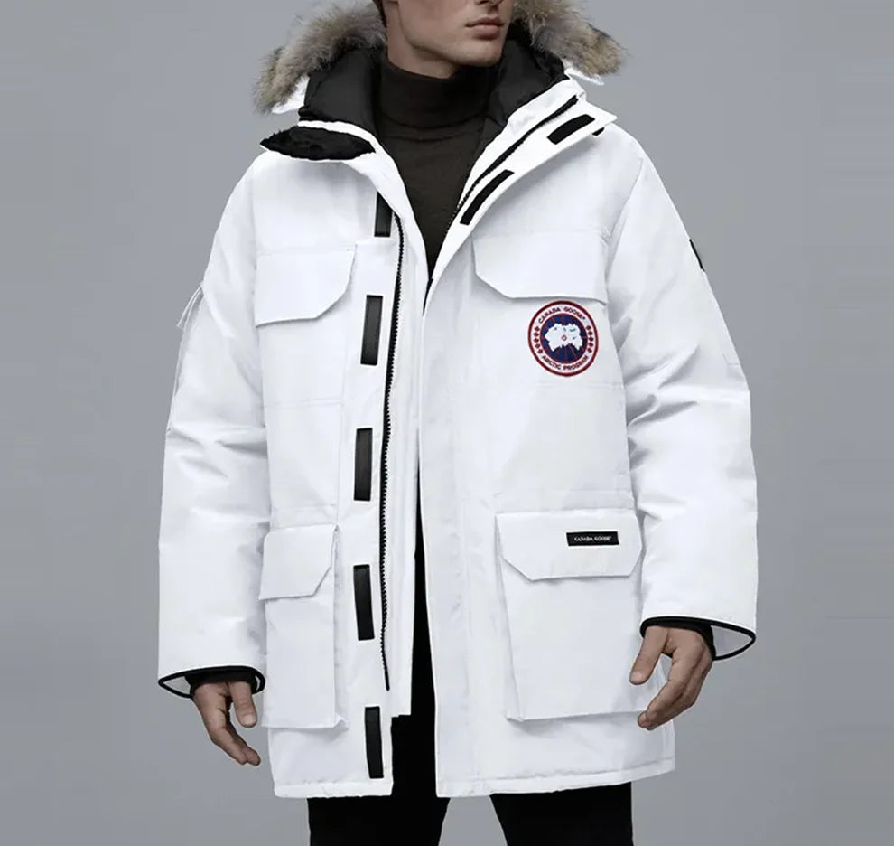 White Canada Goose Jacket