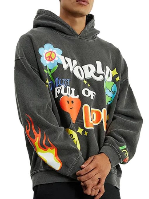 World Of Love Grey Hoodie