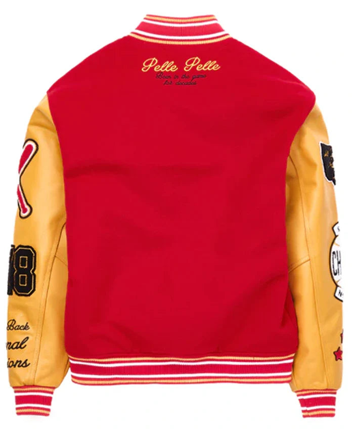 World Famous Men Varsity Red Jacket