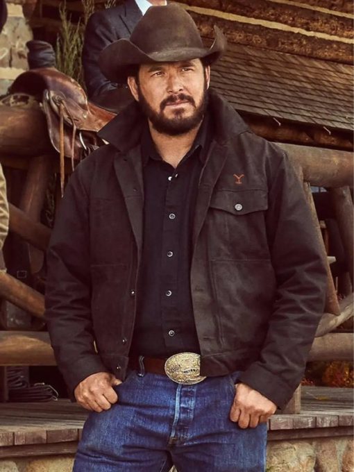 Yellowstone Rip Wheeler Season 05 Black Jacket