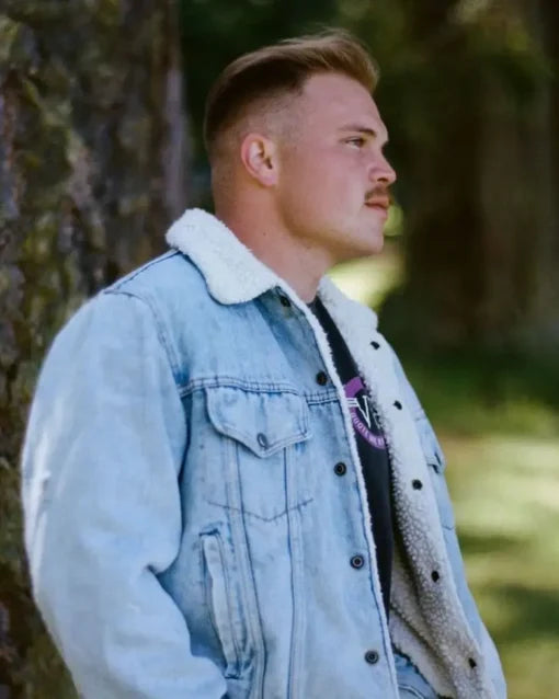 Zach Bryan Jean Blue Jacket