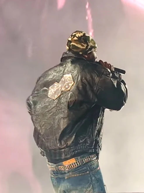 Grand National Tour Kendrick Lamar Dice Leather Jacket